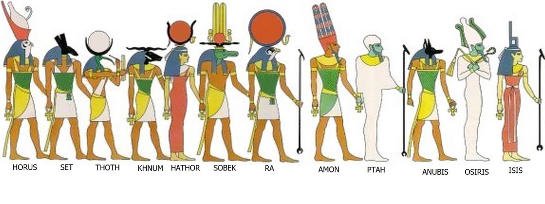 Egyiptomi istenek jelképei